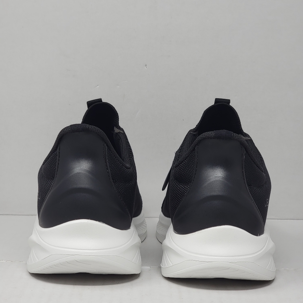 🆕JBU🆕Men's Black White Touch-Less Hands Free Slip On Sneakers Shoes Size 12 New - Picture 7 of 10